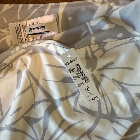 Madewell Reversible Bikini Set size Small/ Medium Abstract Flora NWT High Waist - Picture 9 of 9